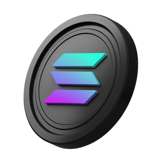 Criptomoeda Solana (SOL) exibida na região do banner principal